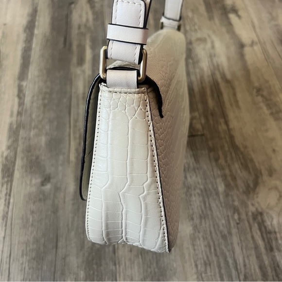 Radley London Vale Close Flapover Bag in Ivory Embossed Croc Print - Picture 7 of 8